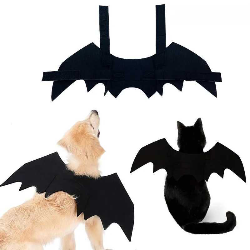 Halloween Bat Wings Pet Ornament Clothes Creative Cats and Dogs Small Dog Clothes Felt Halloween Double Wings X250928