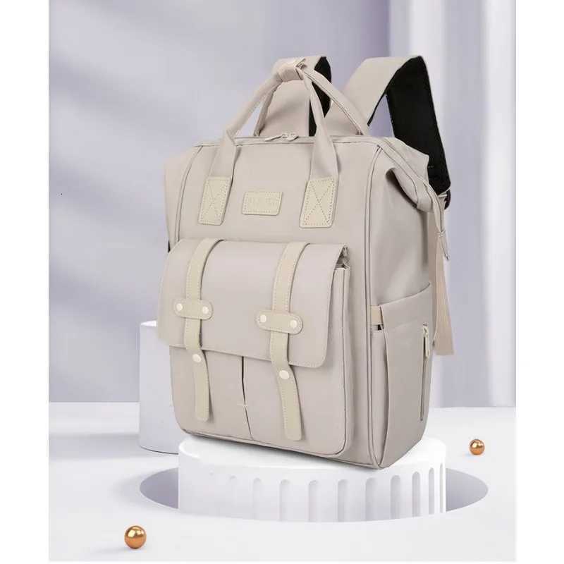1pcs Lightweight Mom Backpack Multifunctional Diaper Bag with Dry Wet Separation Handheld Shoulder Bag for TravelXJ250928
