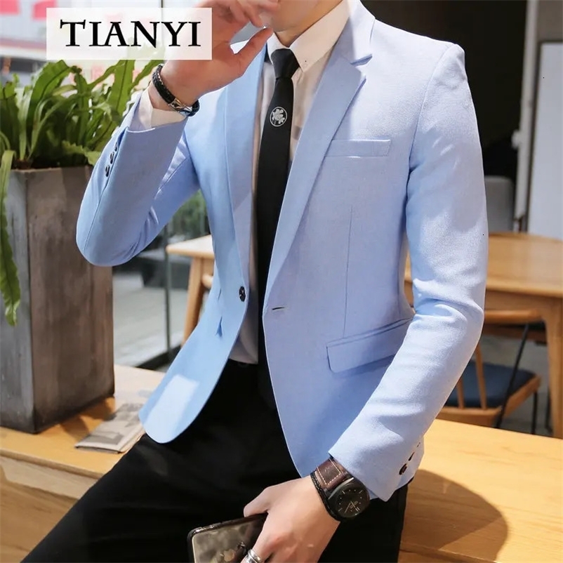 High-quality Casual Suits Mens Small Suits Slim Western Single-piece Suits Fashionable and Handsome Korean Jacket Mens Jackets 240626