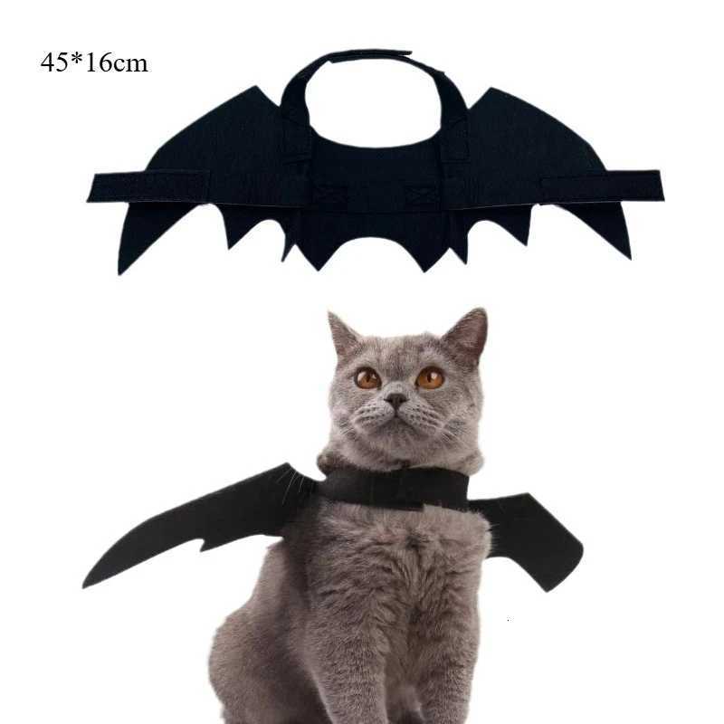Halloween Bat Wings Pet Ornament Clothes Creative Cats and Dogs Small Dog Clothes Felt Halloween Double Wings X250928