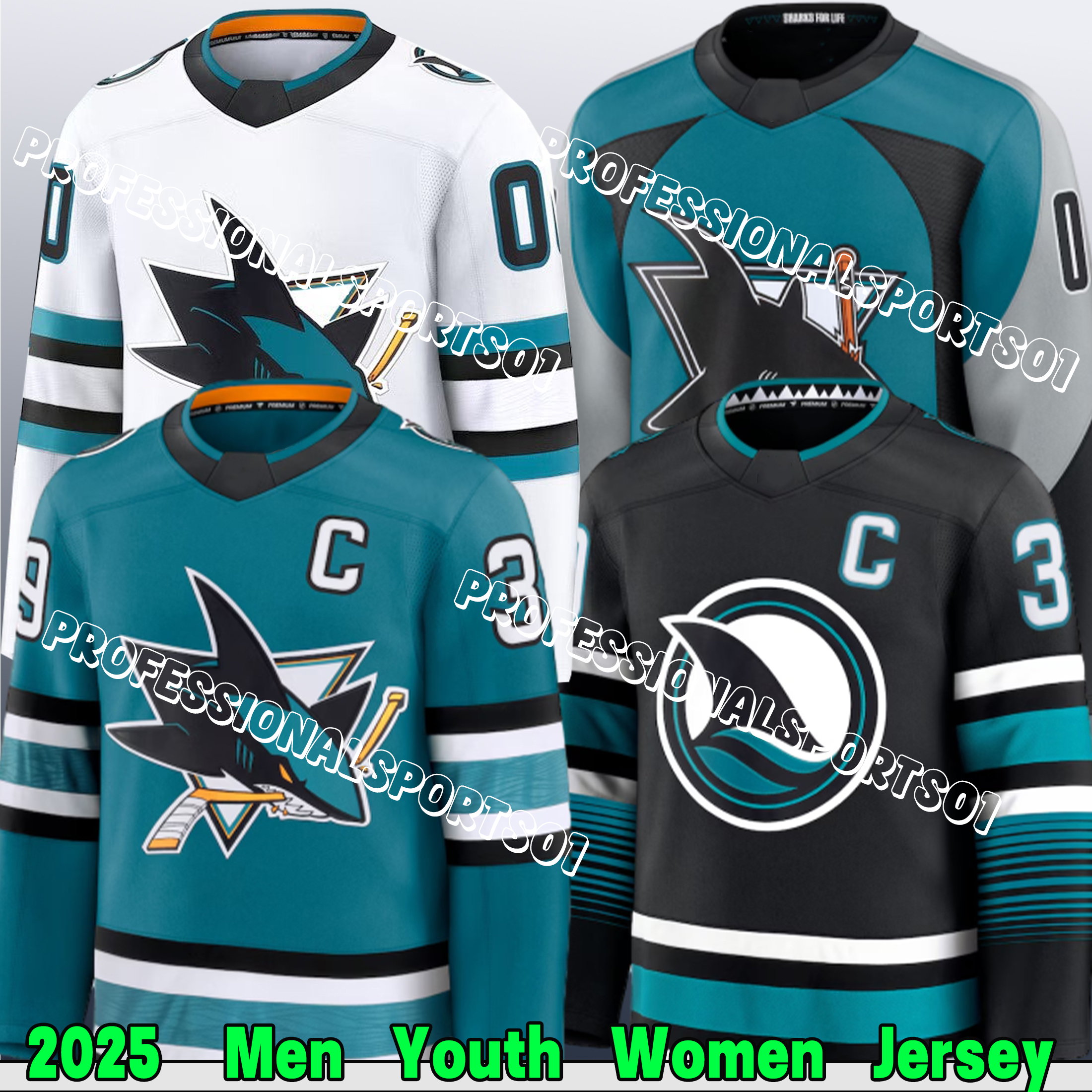 #71 Macklin Celebrini Jersey #39 Logan Couture Mikael Granlund san jose hockey jerseys William Eklund California Fabian Zetterlund Mackenzie Blackwood Shark jersey