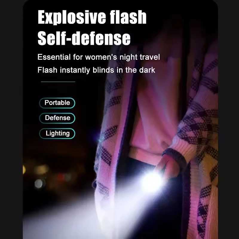 Super Bright USB MINI LED Flashlight Torch Rechargeable Zoom Fishing Lantern Powerful 3 Lighting Mode Outdoors Camping Lamp D250928