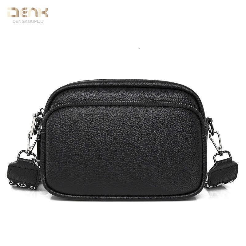 designer bag Luxury bag Genuine Leather Women's New Trendy Fashion Niche Single Shoulder Crossbody Top Layer Cowhide Small Square Bag