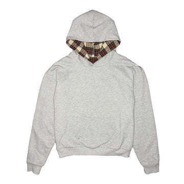 New American Street Style Plaid Hooded Sweatshirt Autumn Winter Unisex Top