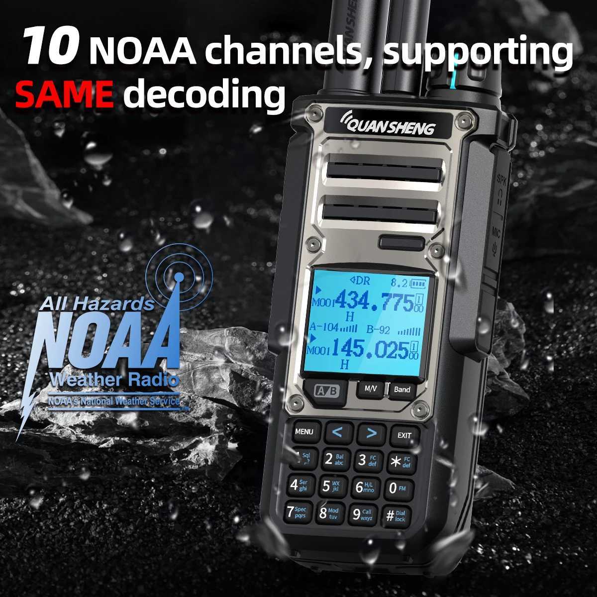 Quansheng TK11 8 Walkie Talkie 10W Dual Receiving PTT 27MHz CB Radio CW LSB LW MW SW TypeC Charger NOAA for UVK5 8 TK11 5XJ250928