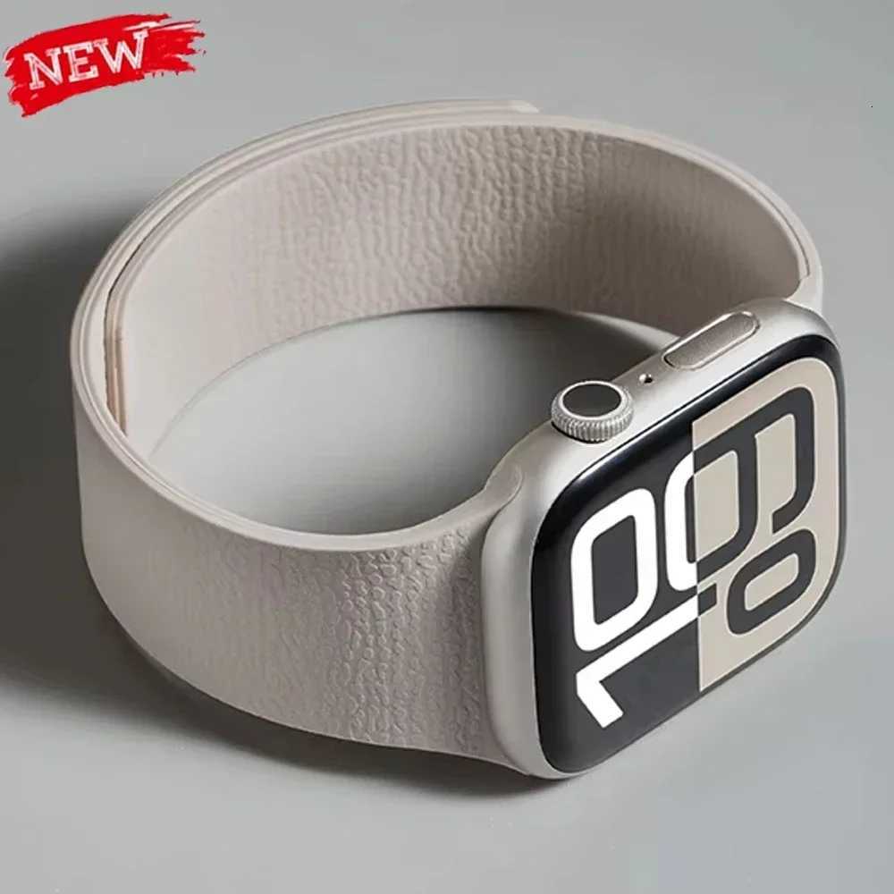 Magnetic Strap For Apple Watch Bands Ultra 2 49mm 44mm 45mm 46mm 42mm 40mm Belt Silicone Bracelet iWatch Series 10 8 7 6 5 9 SE W250928