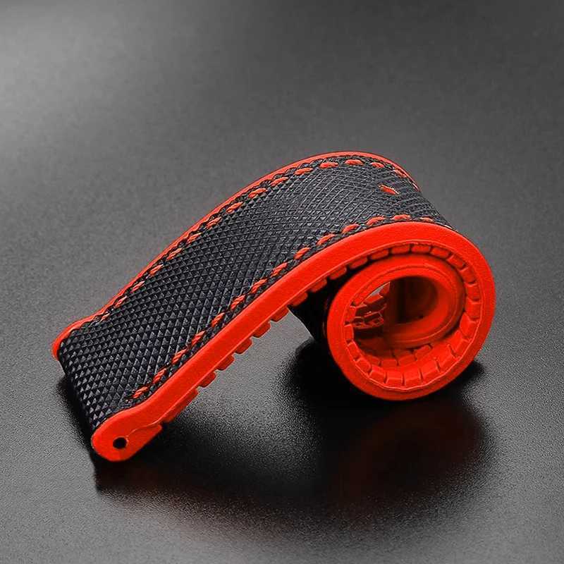 Highquality rubber strAP for IWC Pilot Mark 18 Portuguese Nylon Rubber Bottom Bracelet WATCHband 20mm 21mm 22mm W250928