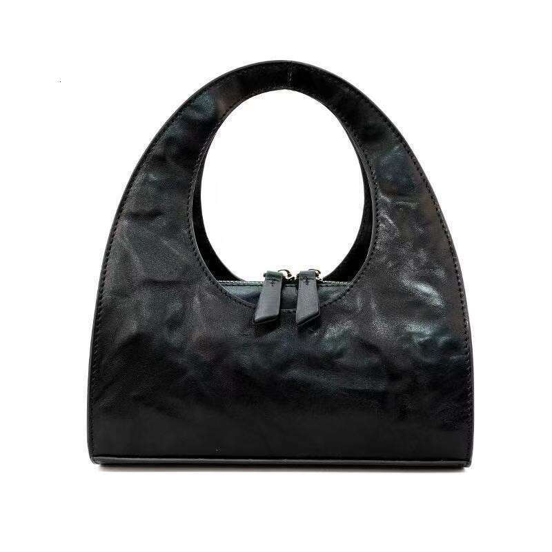 designer bag Luxury bag Genuine Leather Women's Handbag Niche Design Fashion Commuter High-Quality Texture Top Layer Cowhide Crossbody Bag