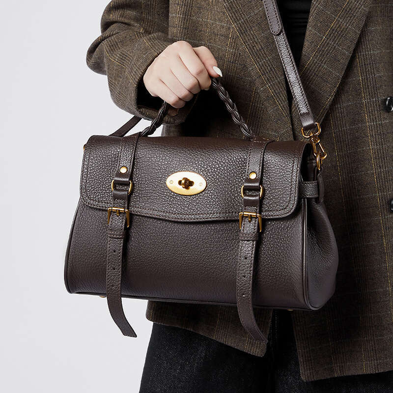 Luxury bag Genuine Leather Messenger Cowhide Handbag Shoulder Crossbody Tote Bag for Women New Commuter Briefcase Versatile