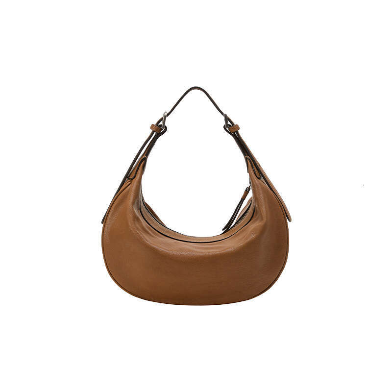 designer bag Luxury bag New Vegetable Tanned Crescent Hobo Niche Genuine Leather Shoulder Underarm for Women Versatile Crossbody Bag