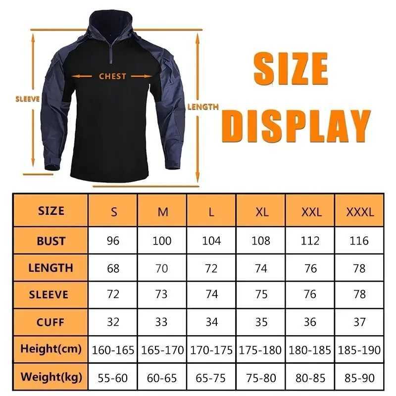 Outdoor Tactical Hiking TShirts Men Trousers Combat CP Camouflage Long Sleeve Hunting Climbing Shirt Cotton Sport Clothes W250928