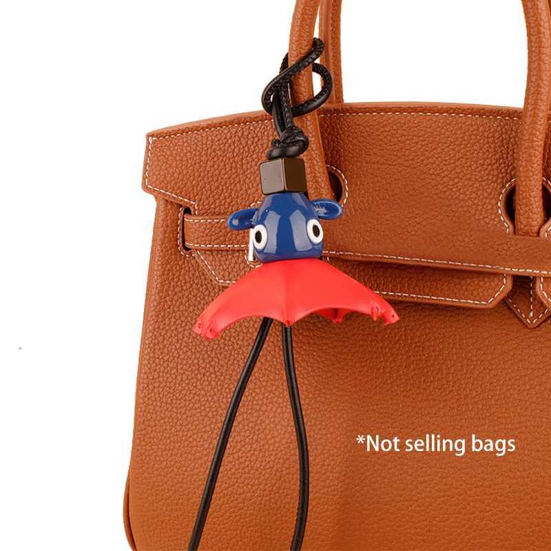 Luxury New Leather Elf Cute Bag Charm For Women Bag Fashion Highend Exquisite Workmanship Bag Decoration Bag Accessories Y250928qw