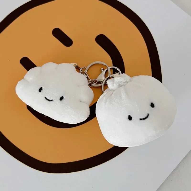 Creative Cute Dumpling Plush Keyboard Female Creative Cute Little Doll Soft Stuffed Plush Keychain Pendant Kids Backpack GiftXJ250928