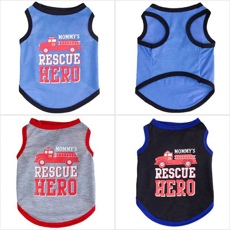 Summer Cotton Pet Vest for Small Dogs Cats Letter Print Dog Tshirts Puppy Clothing X250928