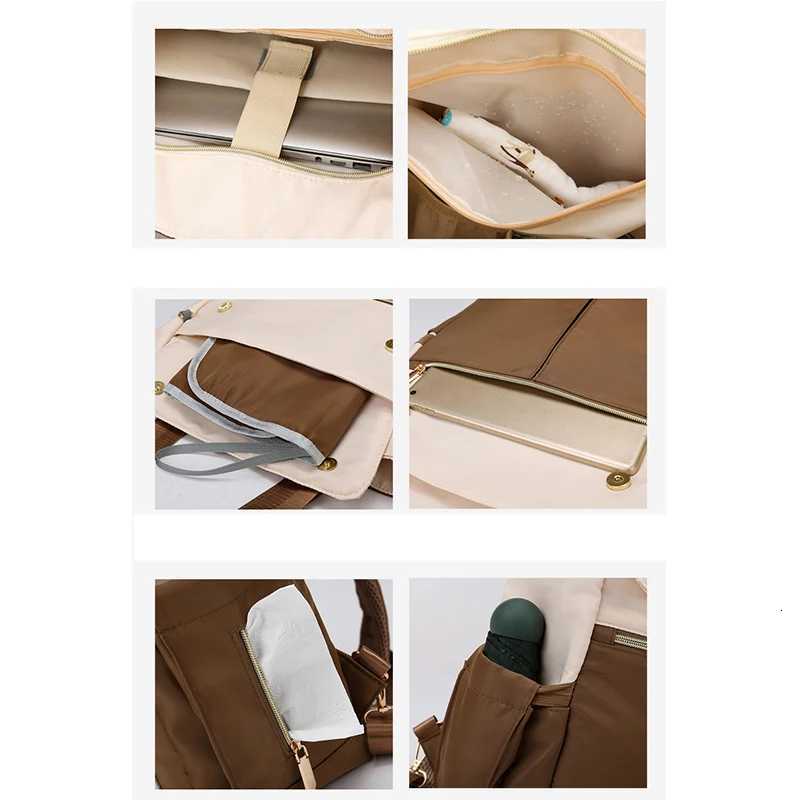 Baby Diaper Bag Backpack Waterproof Mommy Travel Nappy Bag For Baby Care Large Capaci Multifunctional Women Materni HandbagXJ250928