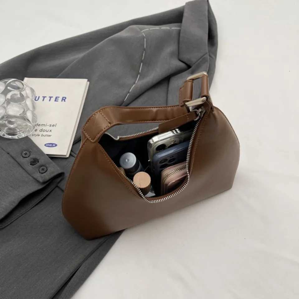 Winter Style Underarm Shoulder Hand Bags for Women PU Leather Armpit Hobo Bag 2025 Luxury Designer Purses and Handbag Small Tote Z250928