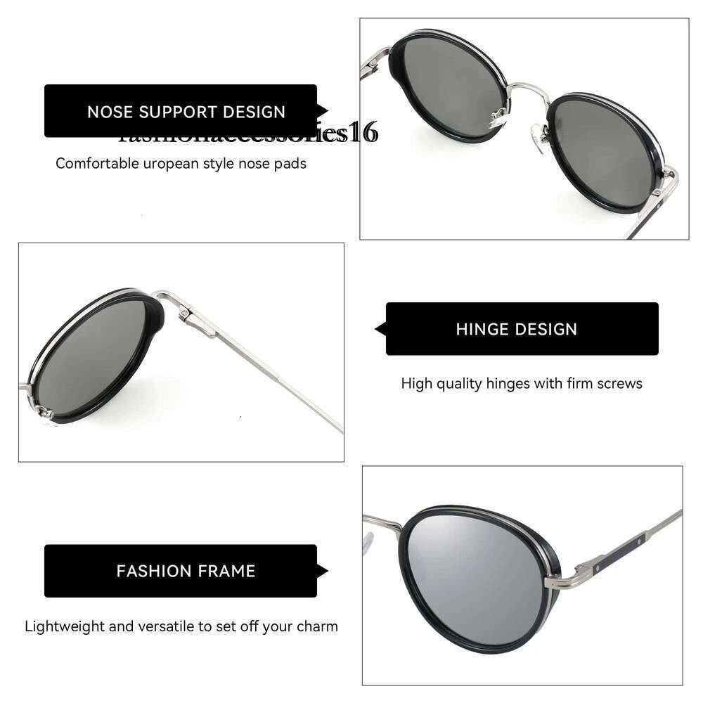 ZENOTTIC Fashion Sunglasses Round/Square Polarized Sun Glasses for Women Men Vintage UV400 Shade