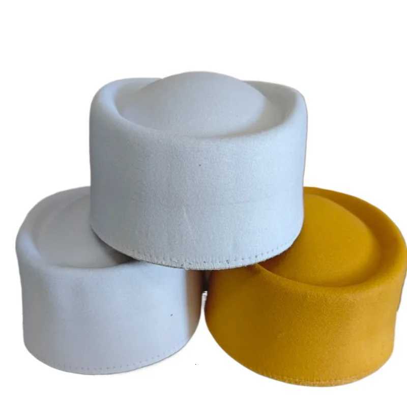 Jazz Hats for Women Men Europe Cotton Evening Party Beret Performance Dancing Hat Muslim White Black Eid Ramadan Prayer Caps V250928