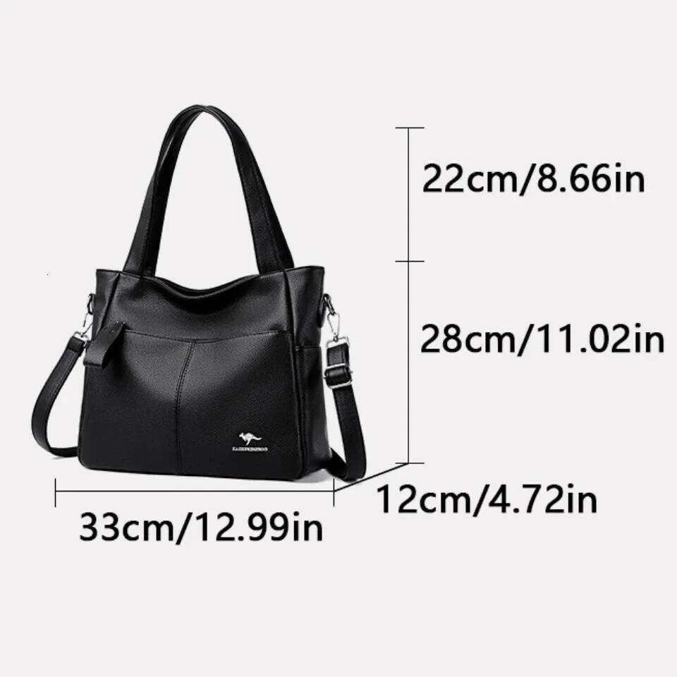 Genuine Brand Soft Leather Hand Bag Handbags Designer Female Shoulder Crossbody Tote Bags for Women Sac