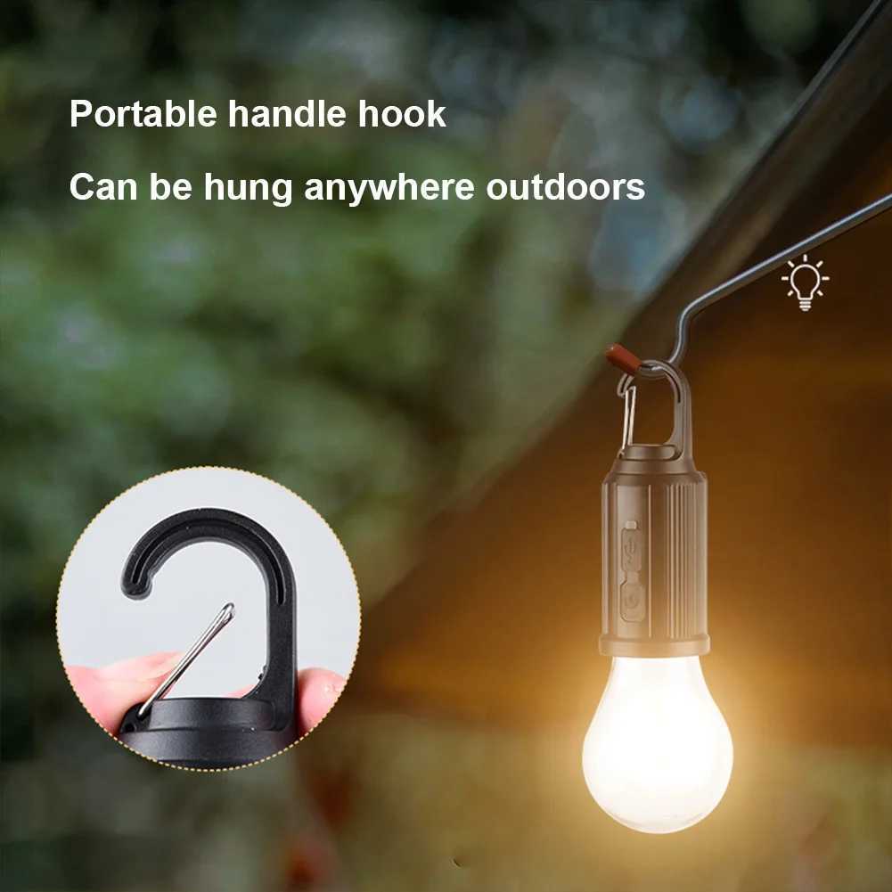 25PCS Solar Powered LED Lighting Lantern USB Charging Outdoor Tent Light Waterproof BBQ Atmosphere Light for Outdoor Camping C250928