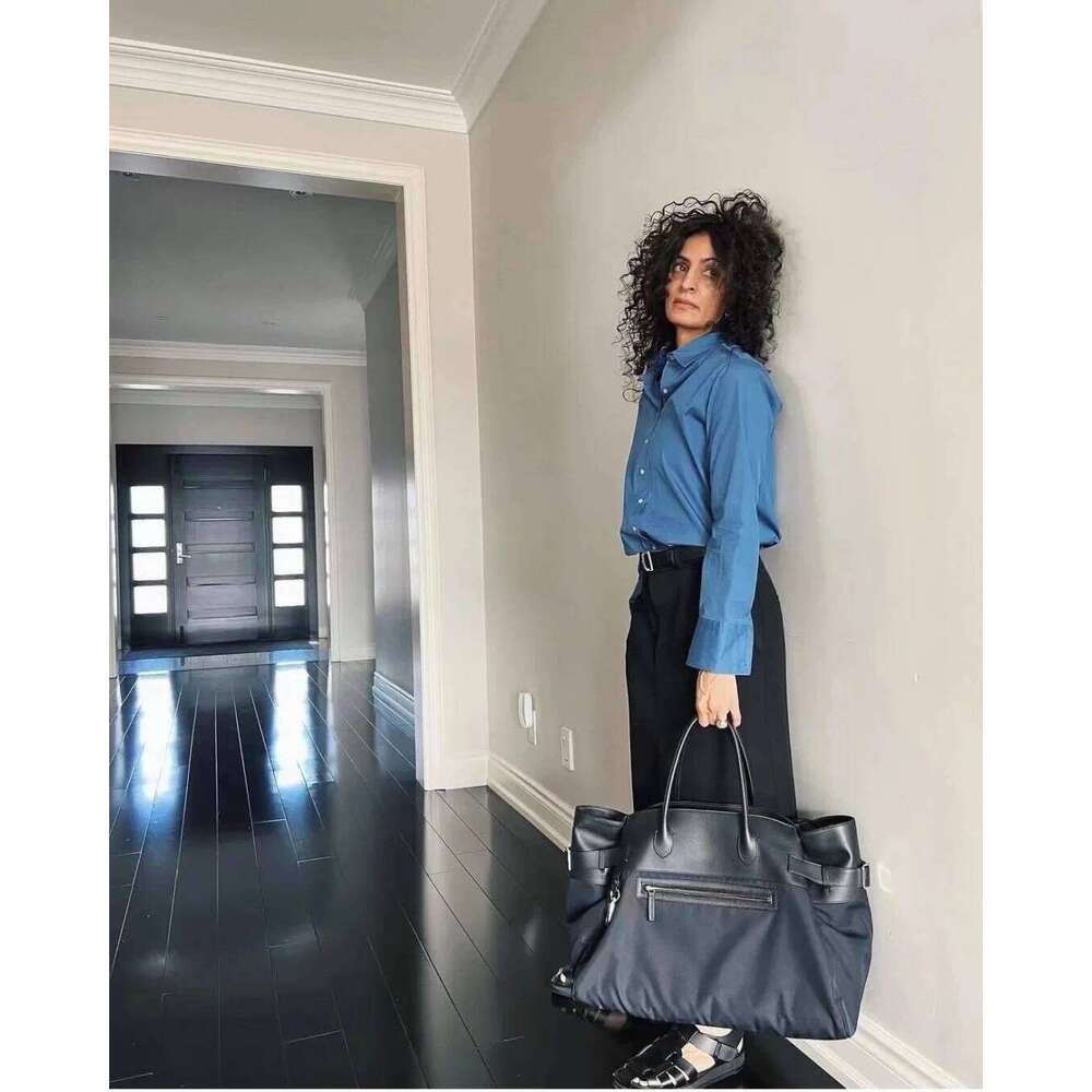 Margaux 17 Inside Out Genuine Leather Tote Bags For Women Classic Handbags Pocket Large Capacity Shoulder Bag