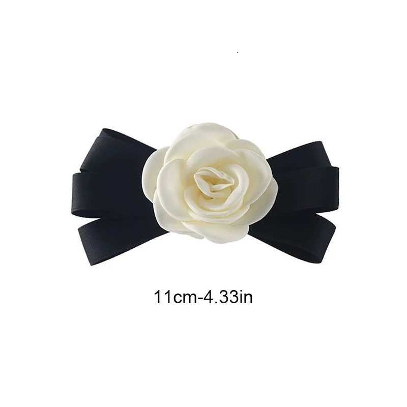 1PC Camellia Bow Hair Clip for Women Elegant Shark Clip HighEnd Hair Accessory for Back of Head W250928