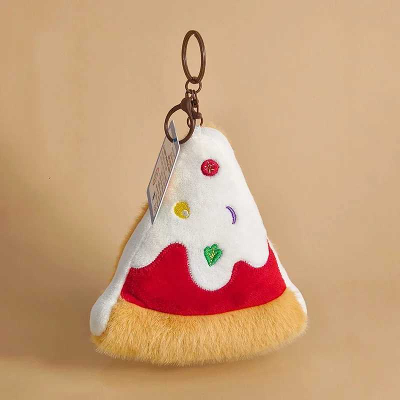 16 Styles Kawaii Mini Snack Plush Toys Food Pendant Keychain Stuffed Bags Decor Cartoon Key Holder Birthday Gift For KidsXJ250928