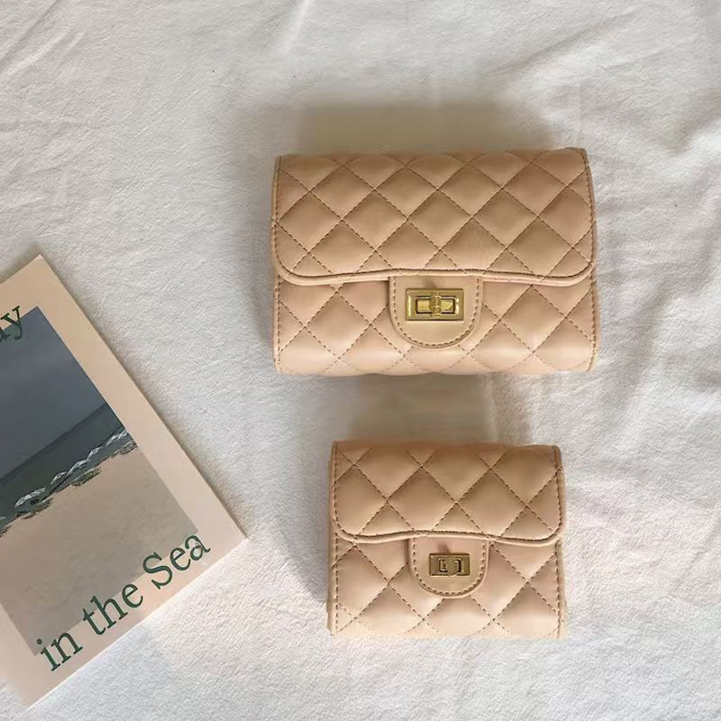 TB BHULAMTE Designer bag Women's Bag New 2025 Fashion Quilted Small Square Bag Mini Chain Bag Student Wallet Korean Style Crossbody Bag
