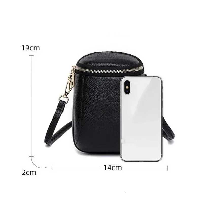 Genuine Leather Mobile Phone Bag New Mini Crossbody Texture Top Layer Cowhide Shoulder Bag for Women Fashion High Quality Soft Z250928