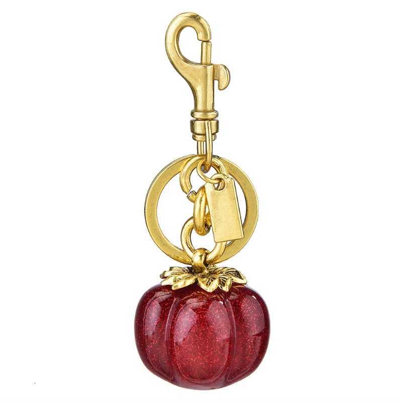 Luxury Simple and Luxurious Persimmon Keychain Bag Pendant Everything Goes Smoothly Small Gifts and Accessories Y250928as