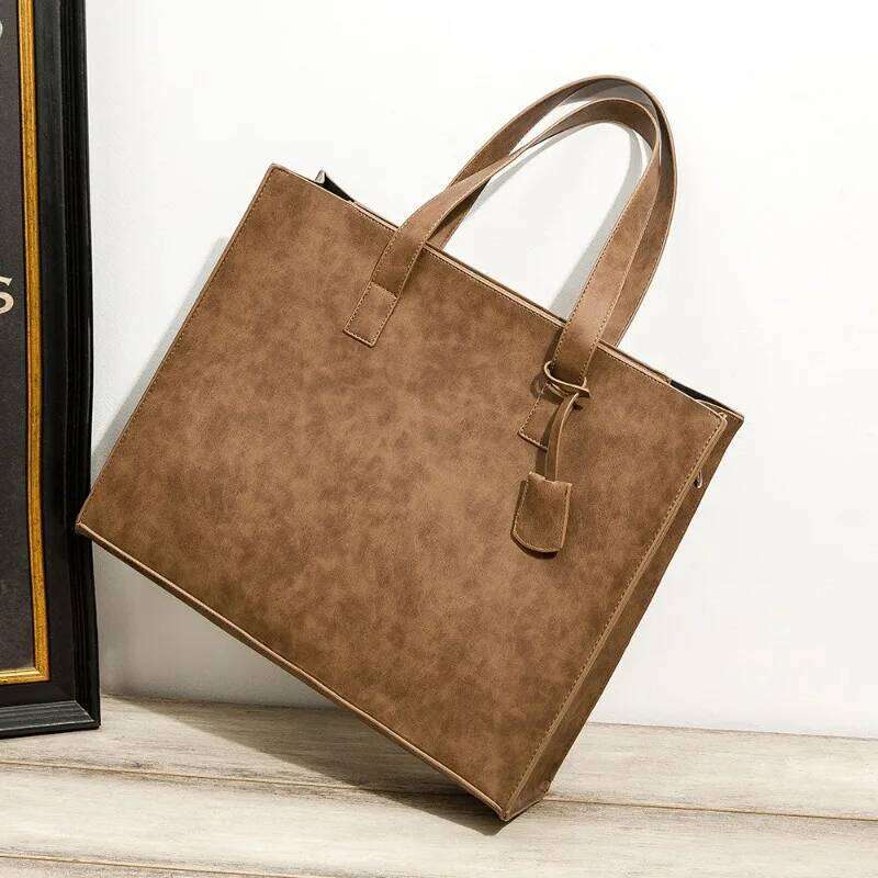 2025 New Men's Handbag With Strap Crossbody Bag PU Leather Shoulder Business Laptop Bags Briefcase Totes Satchels