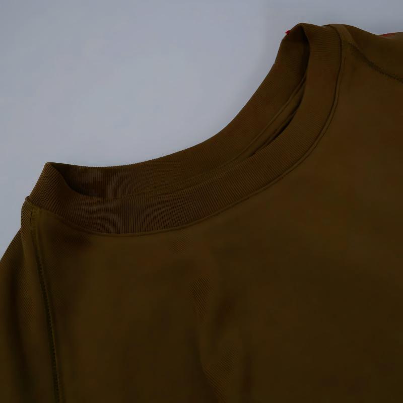 Summer Men's American Retro Heavyweight Solid T-Shirt - Minimalist, Casual Versatile Cotton Top, Customizable Design-01013