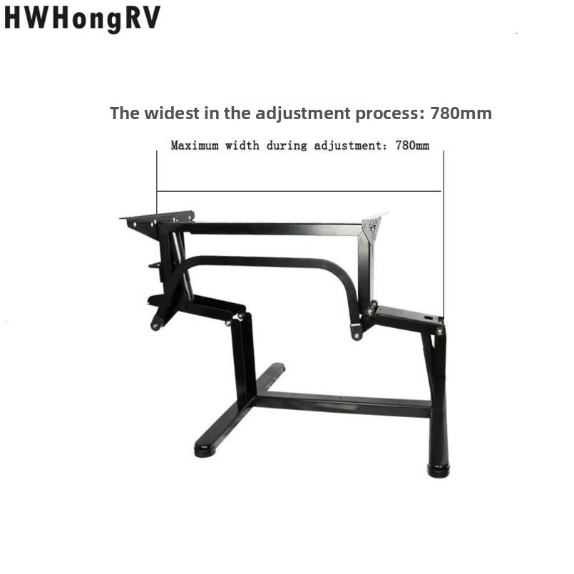 Motorhome Parts Drop-Down Table Legs Without Mounting Screws Desktop Adjustable Height Bracket