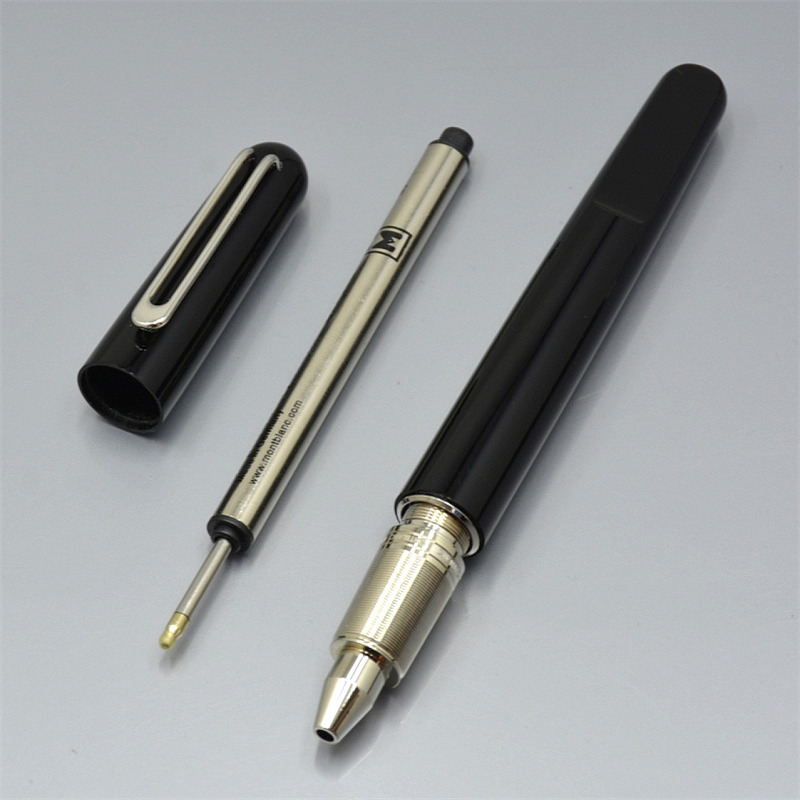 2026 New Wholesale M Series Rollerball Pen Magnetic Close Cap Black/Blue Resin High Quality Luxury Stationery Office School Writing Pens For