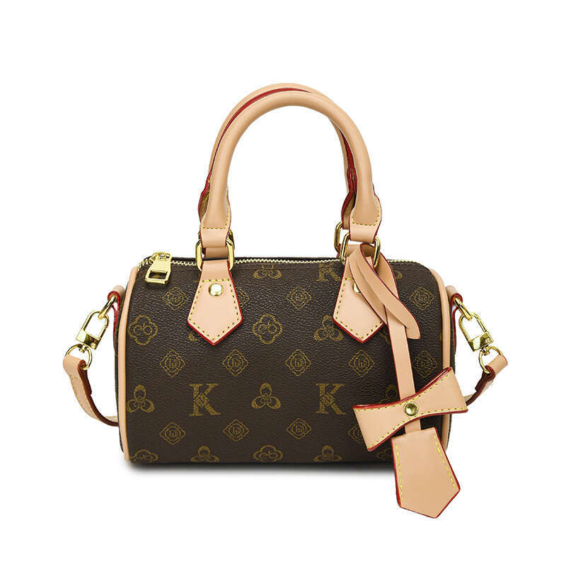 Designer Bags Fashion Luxury Bags for Women Pillow 2025 New Pattern Printed Cylinder Bag Shoulder Crossbody Bag for Women