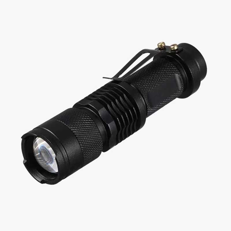 Mini Flashlight LED Flashlight 3 Modes Adjustable Handheld Tactical Flashlight for Camping Hiking Outdoor Work D2509281