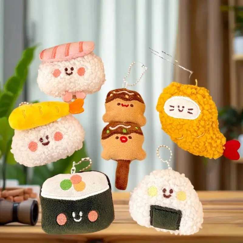 Fun Plush Sushi Keychain Food Imitation Backpack Charms Appealing Doll Pendant PrezzieXJ250928