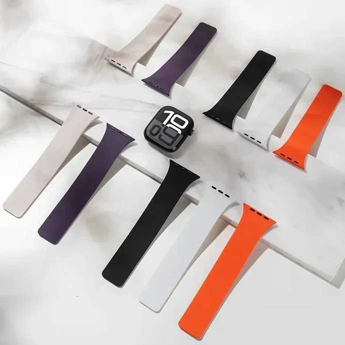 Magnetic Strap For Apple Watch Bands Ultra 2 49mm 44mm 45mm 46mm 42mm 40mm Belt Silicone Bracelet iWatch Series 10 8 7 6 5 9 SE W250928