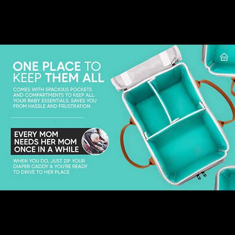 1pcs Diaper Bag Portable Diaper Storage Bag Cloth Felt Storage Bag Handbag Large Capaci Storage Box Travel Mommy HandbagXJ250928