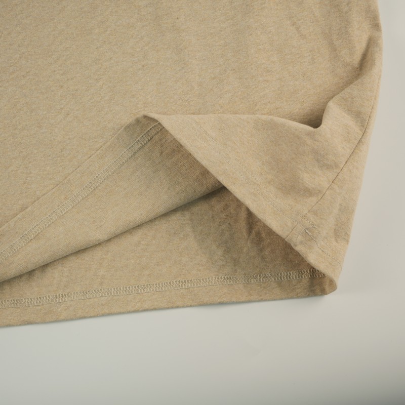 Summer Loose Breathable Unisex T-Shirt - Retro Color-Block Cotton, Crew Neck, Trendy Casual Style, Customizable Design-01015