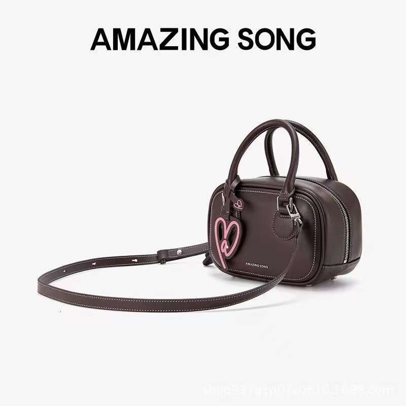 designer bag Luxury bag Amazing Song Toast Leather Handbag Crossbody Bowling New High-end Small Square Bag for Women