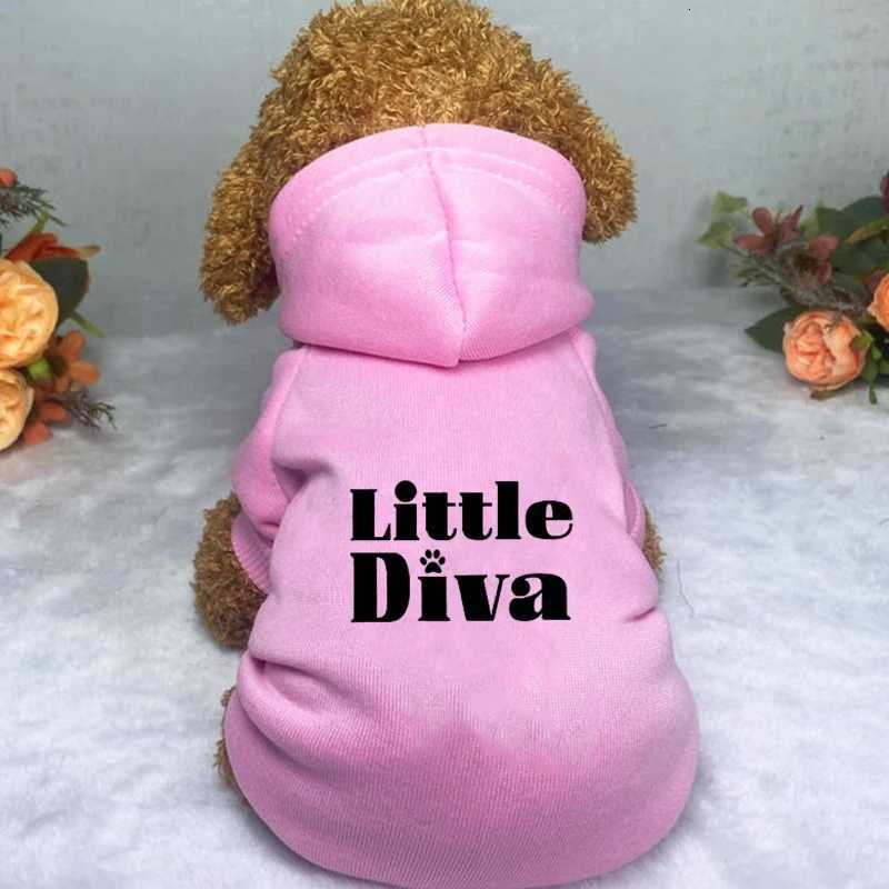 Pet Clothes for Dog Cat Puppy Hoodies Coat Little Diva Sweatshirt Dog Outfits for Small Medium Dog Cat X250928