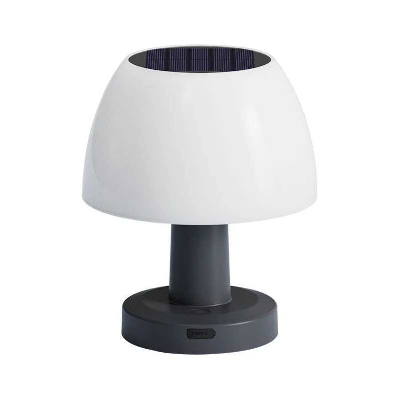LED outdoor table light solar Rechargeable Cordless Desk Lamp Solar LED Light rechargeable Solar light Home Decor Bedside Light C250928
