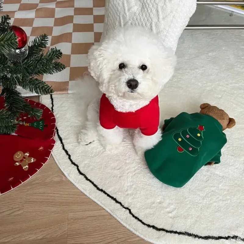 Cute Winter Pet Dog Christmas Clothes Edition Plush Pet Hoodie Teddy Bear Dog Cat Small Dog Clothes hoodie For Small Dogs Coat X250928