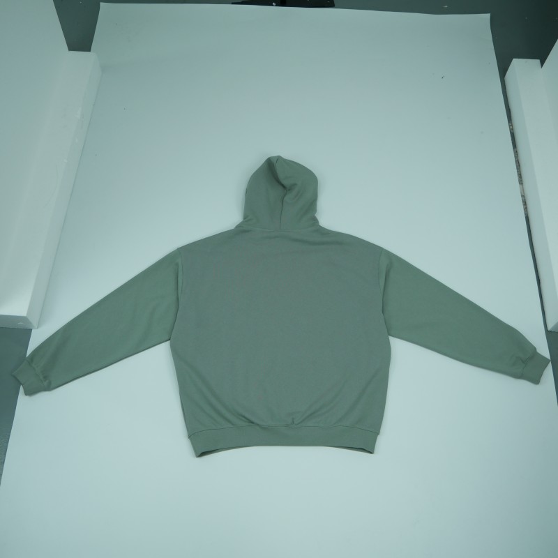 Solid Color Hoodie - Loose American Retro Casual Top, Unisex, Customizable Pattern-04009