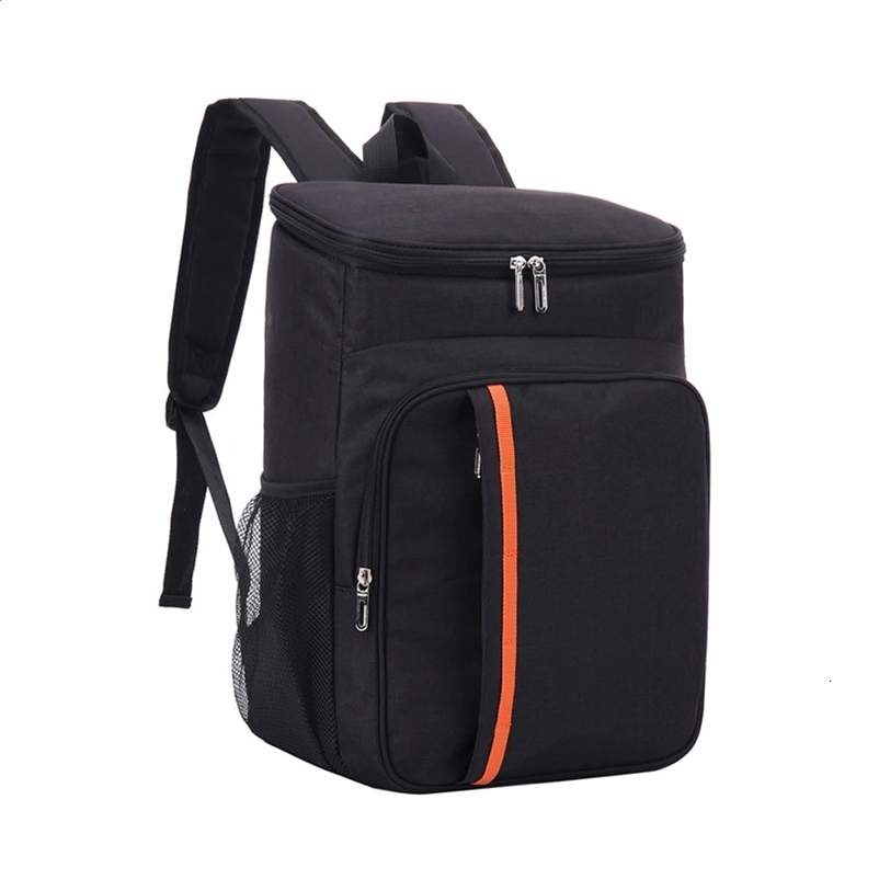 18L Large Capacity Leakproof Cooler Bag Thermal Picnic Cool and Warm Insulated Bag Outdoor Food and Beverage Storage Backpack250325bj