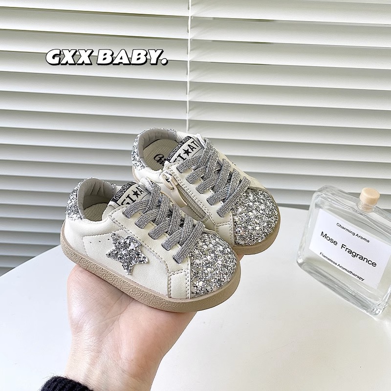 Free shipping baby walking shoes Autumn 1-2 year old baby shoes soft soles non slip shoes girls casual shoes girls fashion shoes 2025s hot