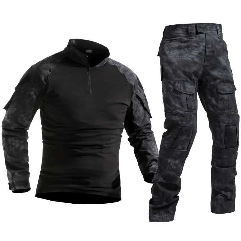 Tactical Suits Outdoor Uniform Men Clothing MCBK Training Suit Hunting Shirts Cargo Pants Paintball Mens Sets Wear Resistant W250928
