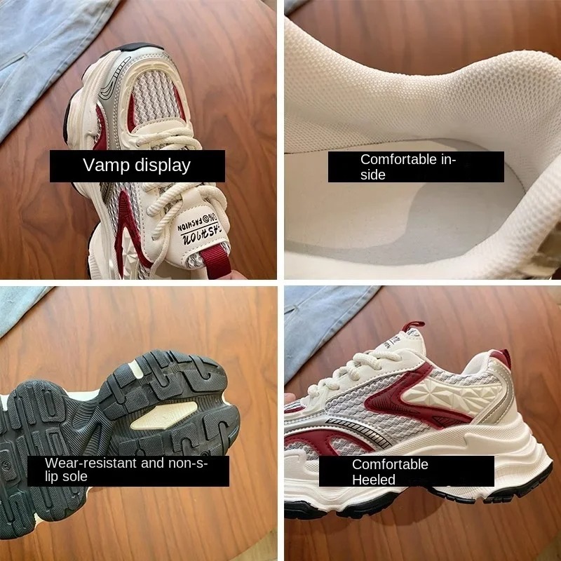 Women's Sneakers 2024 Mesh Breathable Shoes for Women Sports Running shoes Casual Yet Stylish Ladies' Walking/Running Kicks with Air Circula