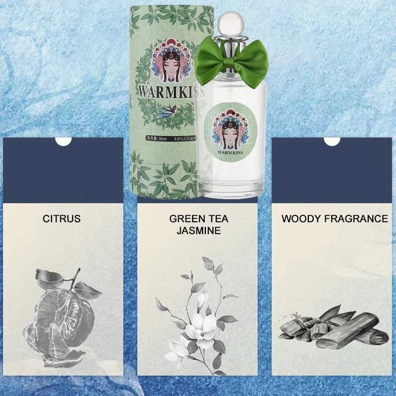90ML Chinese Tea PerfumeJasmineRoseMuskCitrusLemon ScentOriental Flower Wood FragranceFresh Long Lasting Eau De Toilette M250928